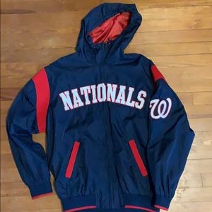 Vintage Washington Nationals wind breaker